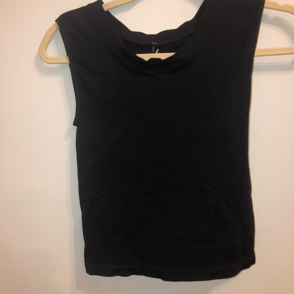 Black Free People Top